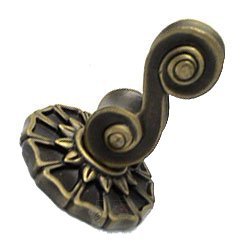 Bathroom Accessory Corinthia Robe Hook in Pewter with Cherry Wash