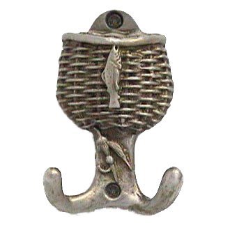 Creel Hook in Bronze with Verde Wash