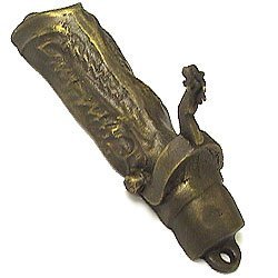 Back Boot Hook in Antique Copper