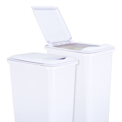 Lid for 35-Quart Plastic Waste Container in White