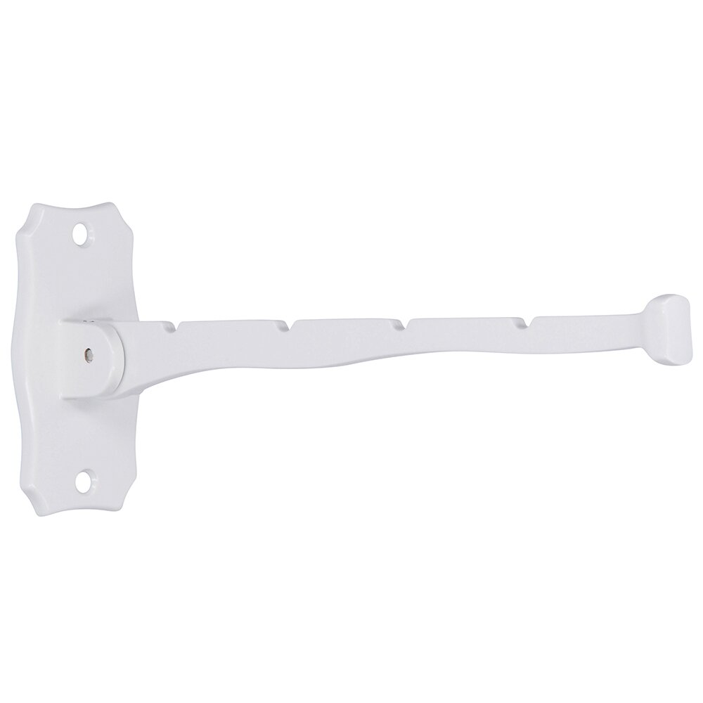 Clothes Hook Folding Arm in White