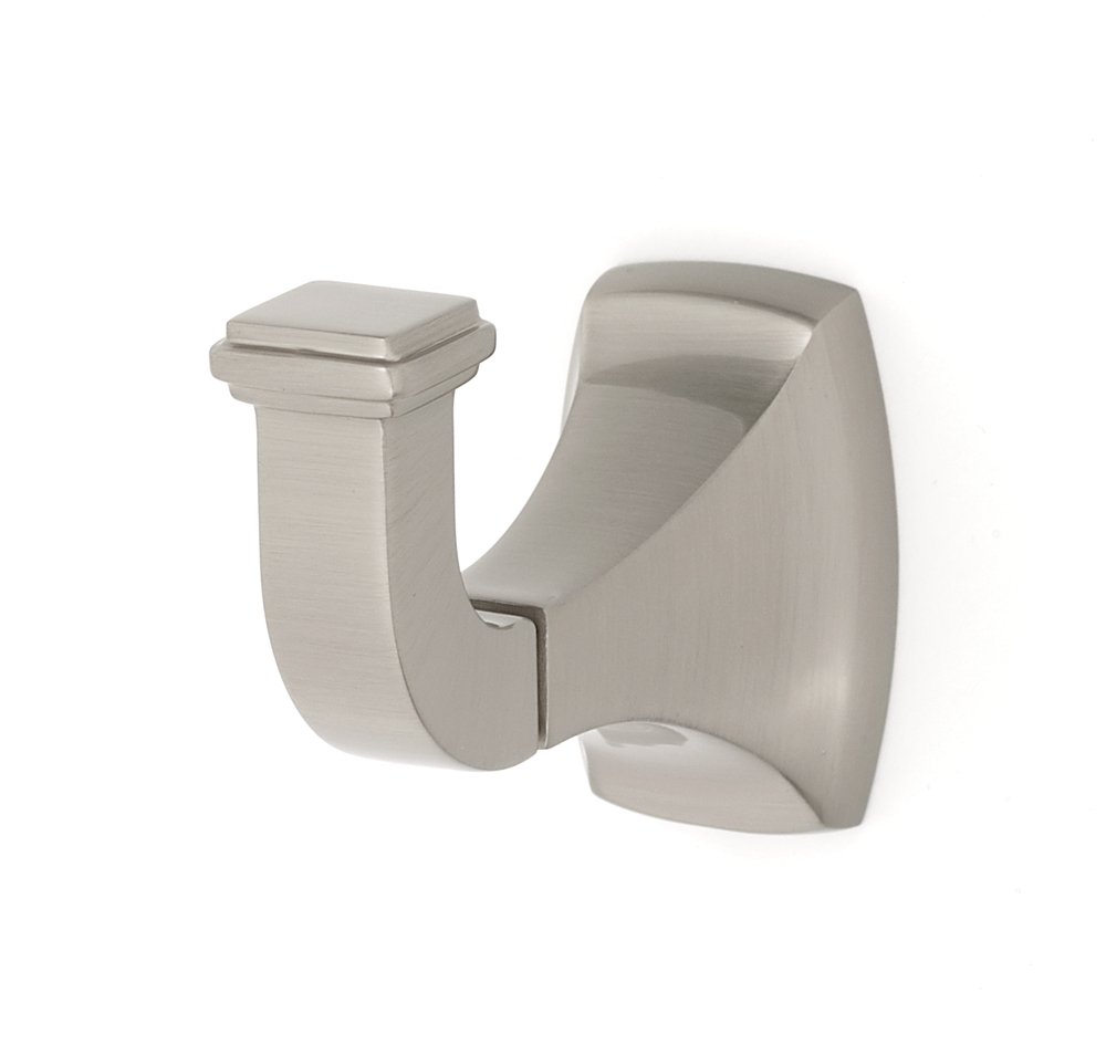 Cube Collection - Robe Hook in Satin Nickel by Alno Inc. Creations