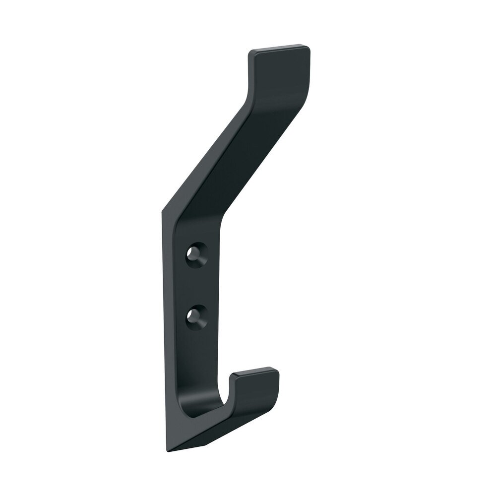 Emerge Double Prong Wall Hook in Matte Black