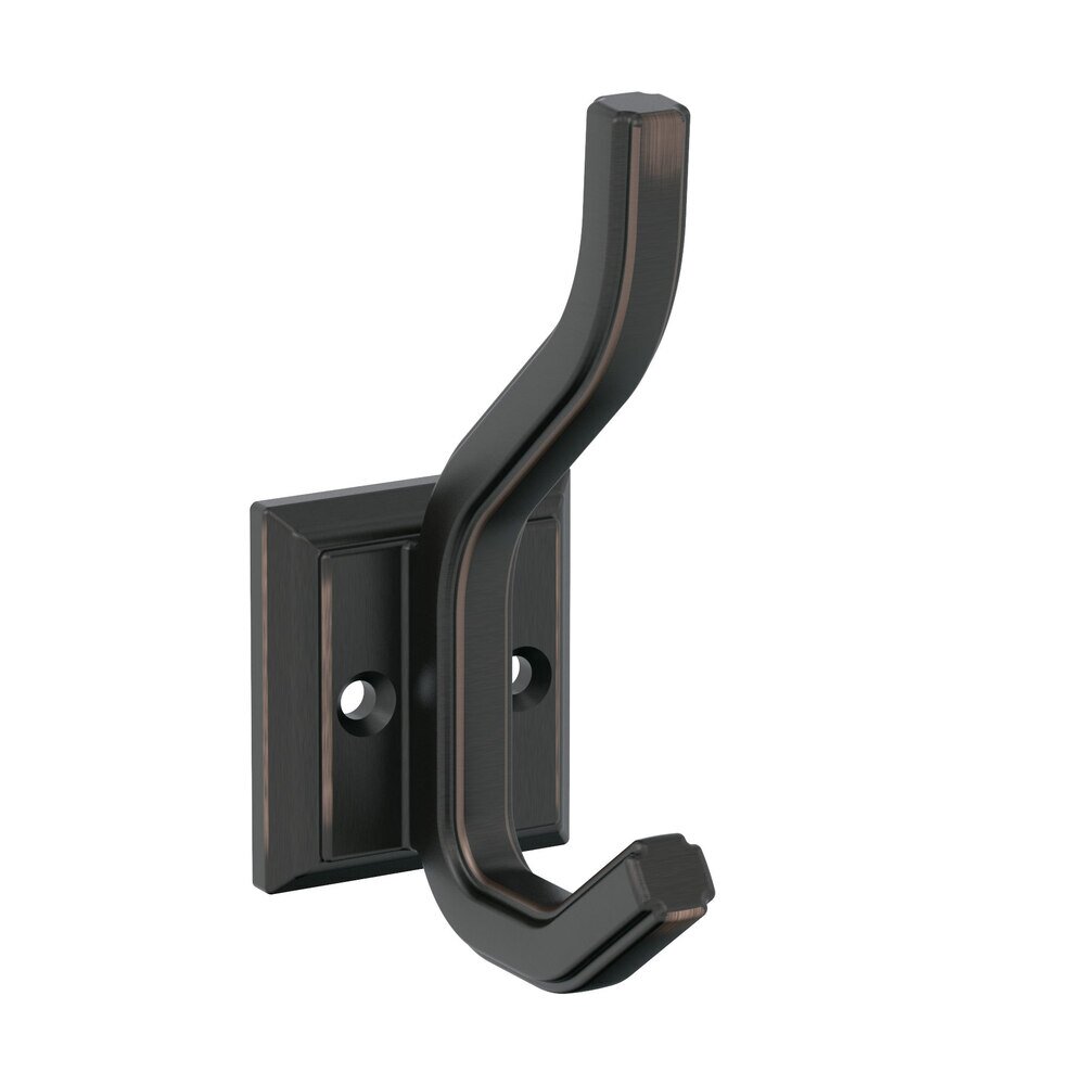 Aliso Double Prong Wall Hook in Oil Rubbed Bronze