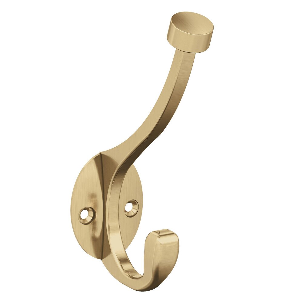 Adare Double Prong Wall Hook in Champagne Bronze