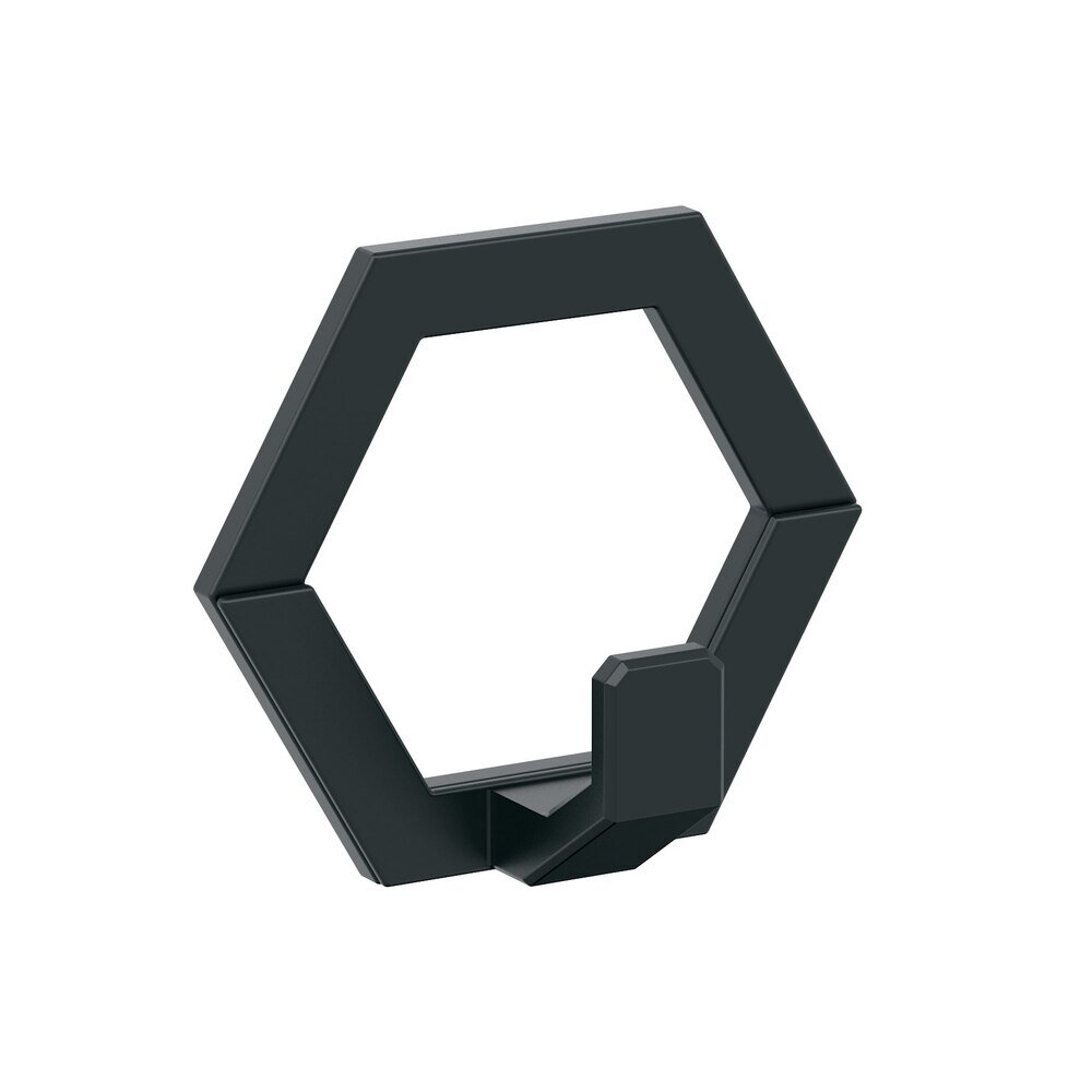 Prismo Single Prong Wall Hook in Matte Black