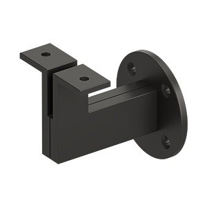 Modern 3 1/4" Projection Hand Rail Bracket (Sold Individually) in Oil Rubbed Bronze