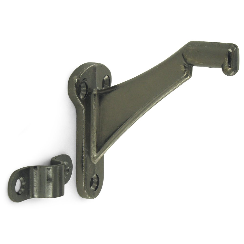 3 1/4" Projection Zinc Hand Rail Bracket (Sold Individually) in Antique Nickel