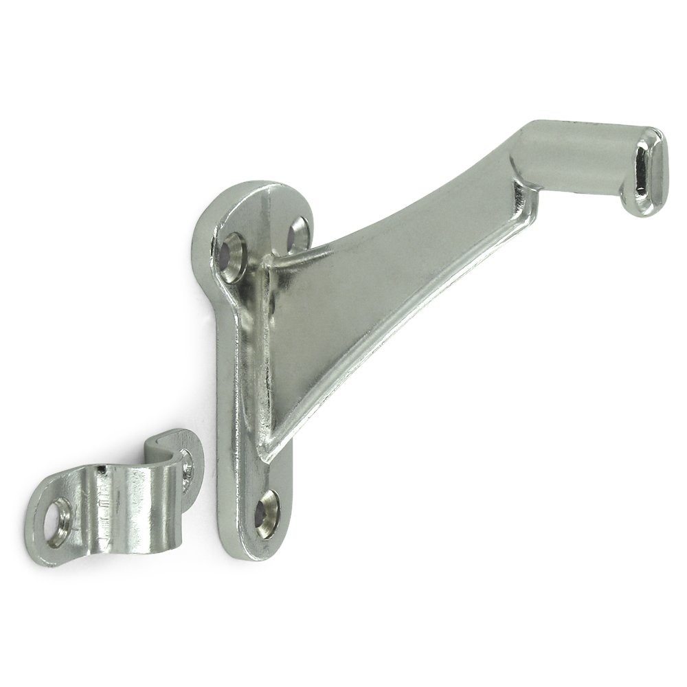 3 1/4" Projection Zinc Hand Rail Bracket (Sold Individually) in Polished Chrome