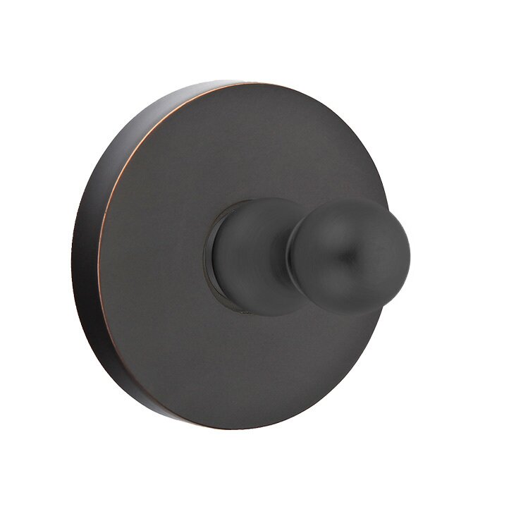 Small Disk Single Hook in Oil Rubbed Bronze