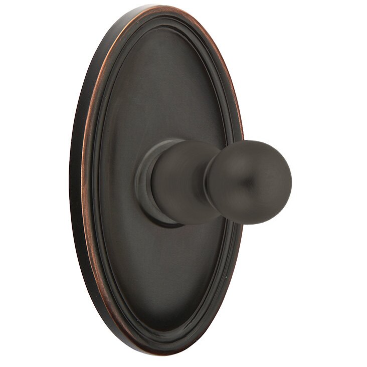 Oval Single Hook in Oil Rubbed Bronze