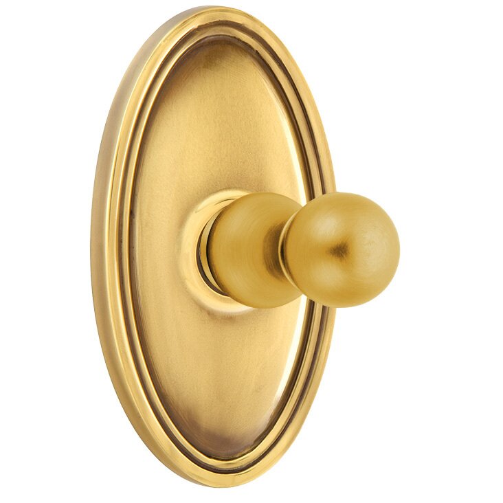 Oval Single Hook in French Antique Brass