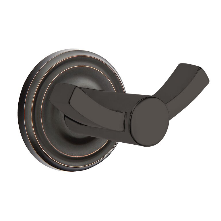 Small Regular Double Hook in Oil Rubbed Bronze