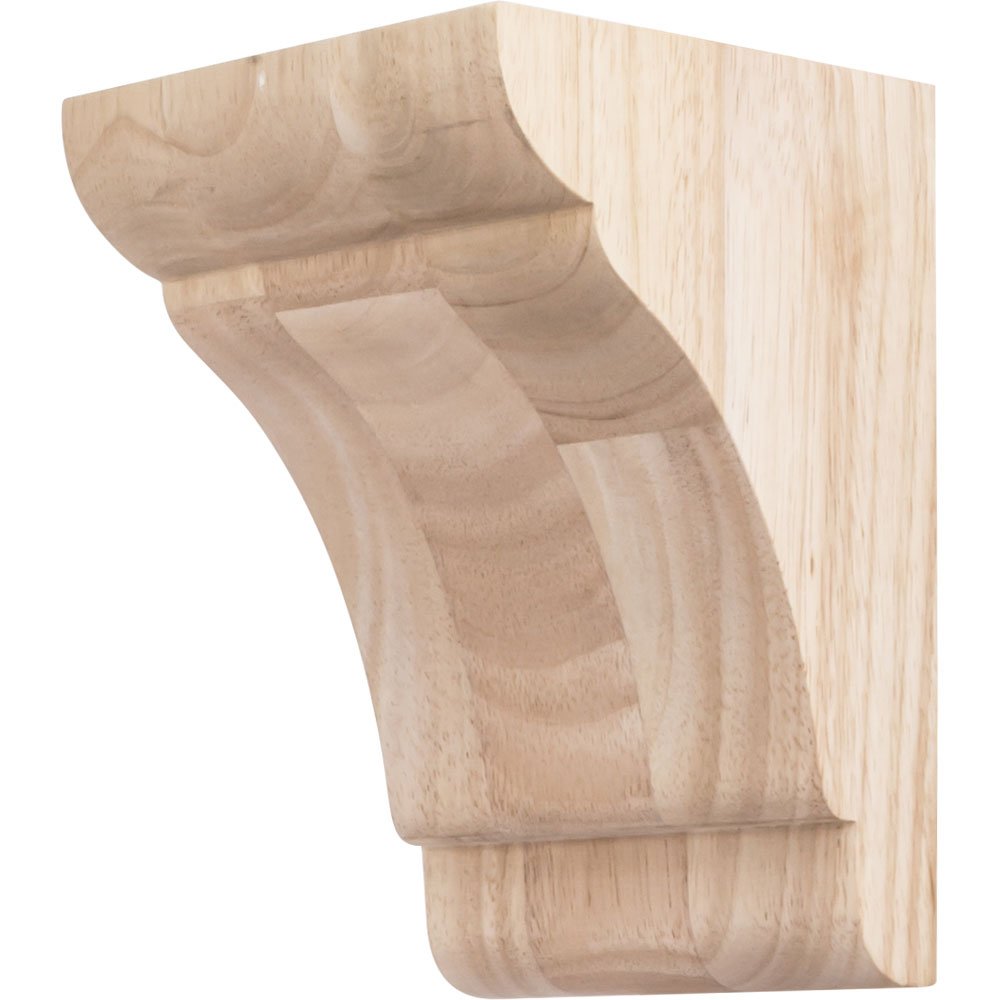 5" x 6" x 8" Transitional Corbel in Hard Maple Wood