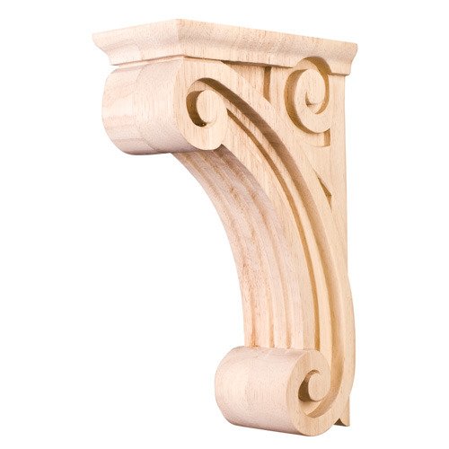 3" x 10" x 6 1/2" Open Space Traditional Corbel in Cherry Wood