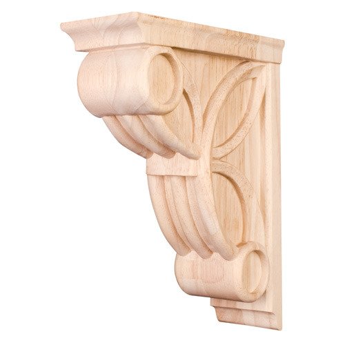 10" Celtic Weave Art Deco Corbel in Hard Maple Wood