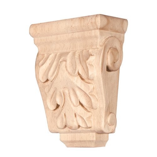 Acanthus Traditional Corbel 1 3/4" in Hard Maple Wood