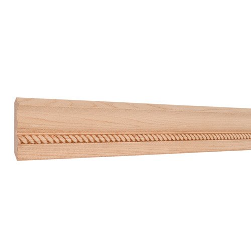 2-3/4" x 1/2" Rope Embossed Moulding in Cherry Wood (8 Linear Feet)