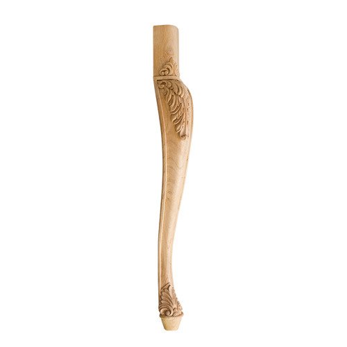 35 1/2" Acanthus Traditional Leg in Maple Wood