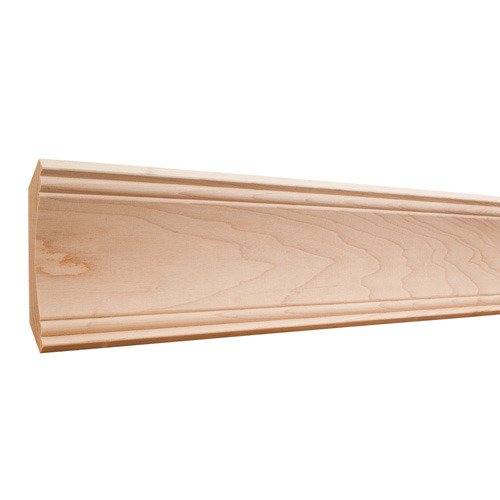 4-1/4" x 3/4" Cove Crown Moulding in Cherry Wood (8 Linear Feet)