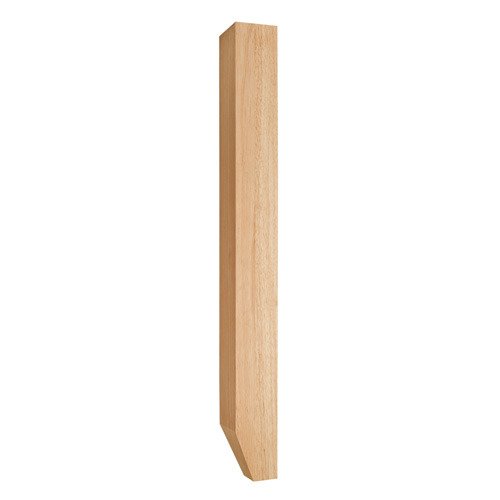 3 1/2" x 35 1/2" x 3 1/2" Tapered Transitional Post Shaker in Hard Maple Wood