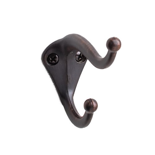 2 5/16" Single Wall Mount Coat Hook In Brushed Oil Rubbed Bronze