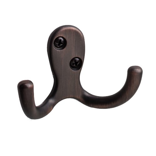1 7/8" Single Wall Mount Coat Hook In Brushed Oil Rubbed Bronze