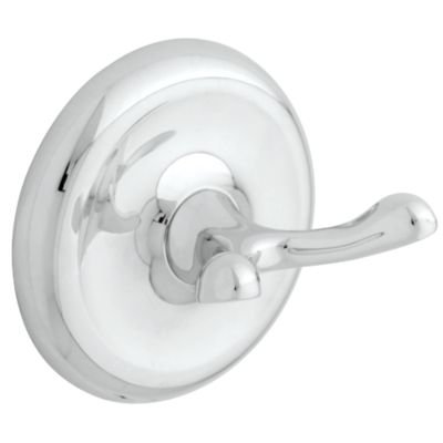 Double-Robe Hook in Polished Chrome