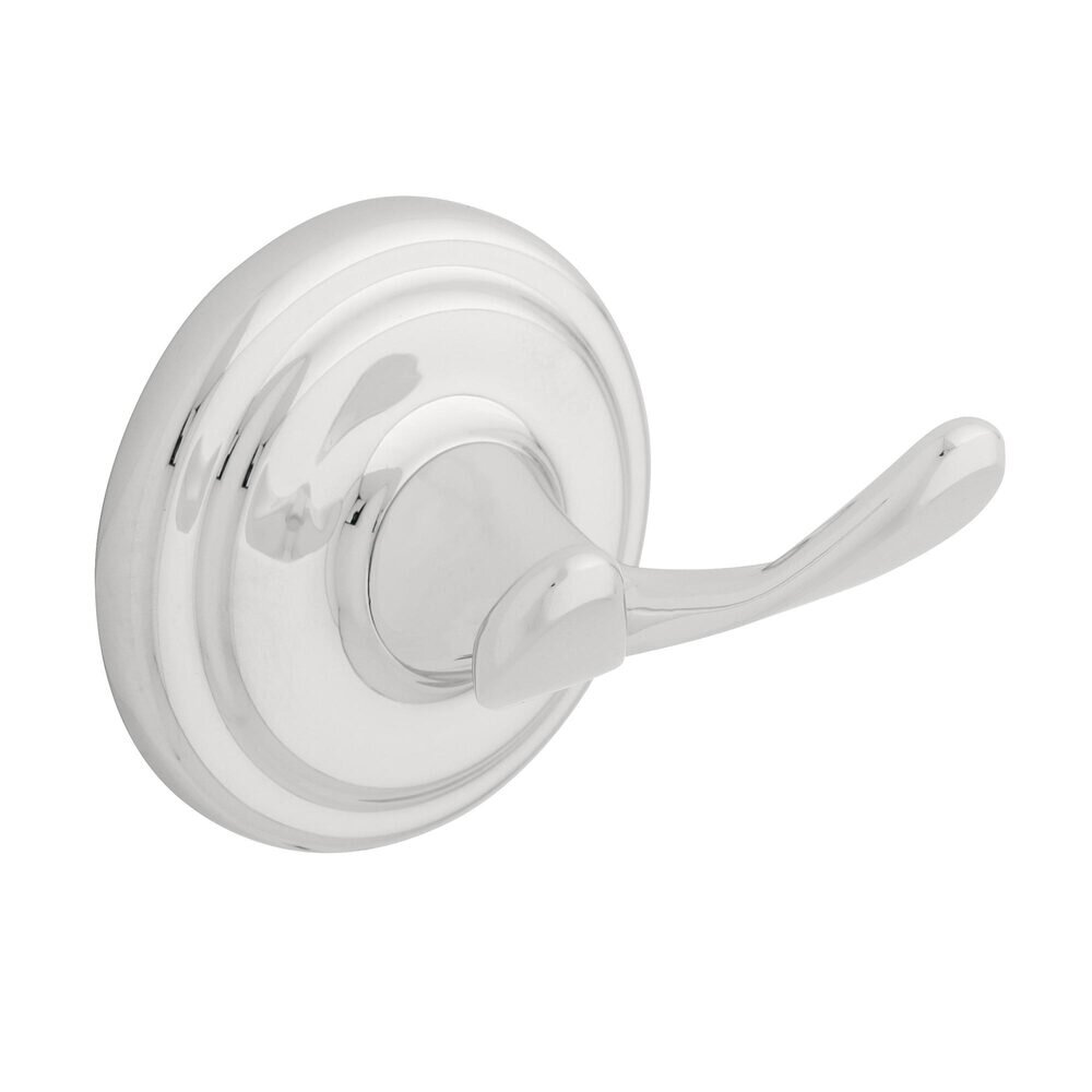 Double-Robe Hook in Polished Chrome
