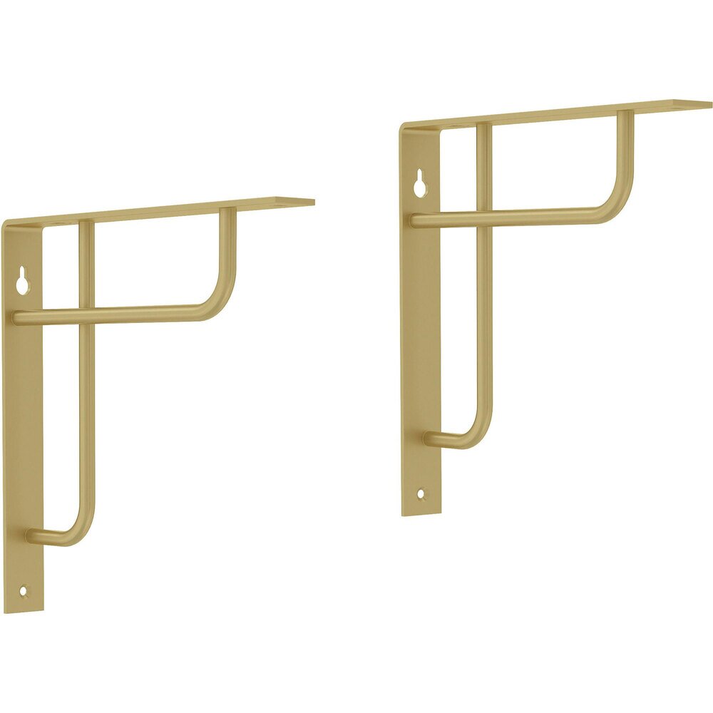 Art Deco Style Bracket in Painted Brushed Brass