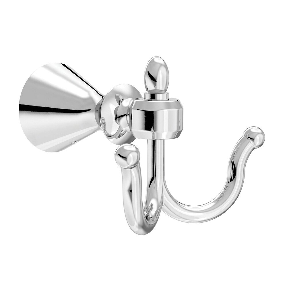 Double Towel Hook in Chrome