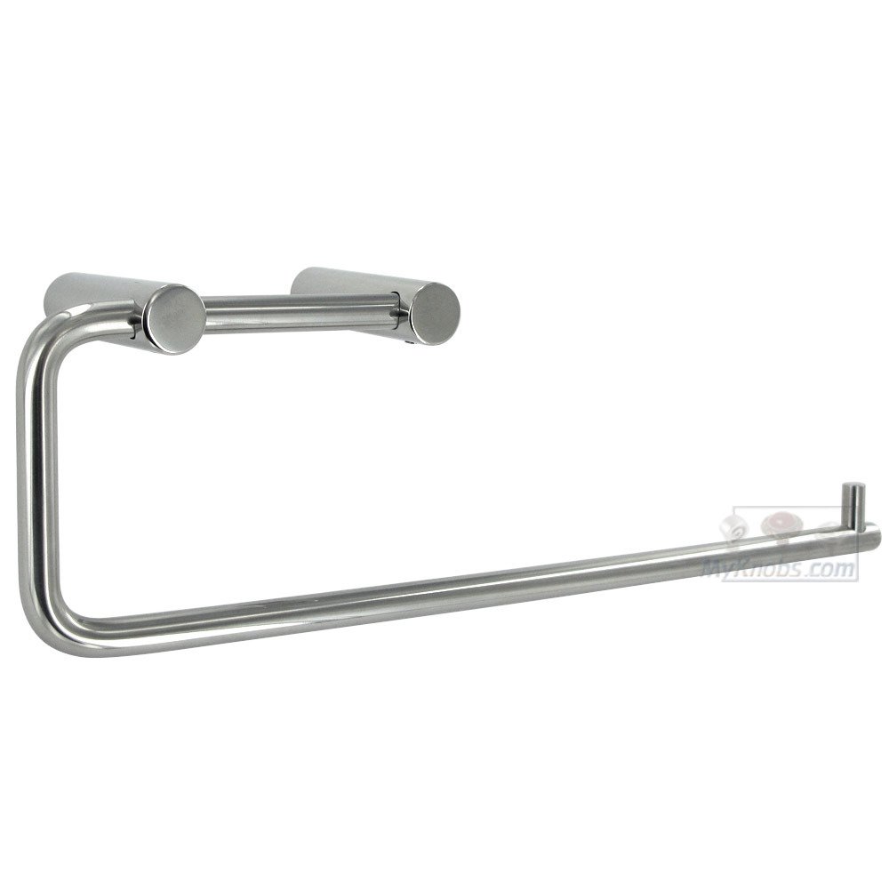 11 3/8" Double Post Paper Towel Holder in Polished Stainless Steel