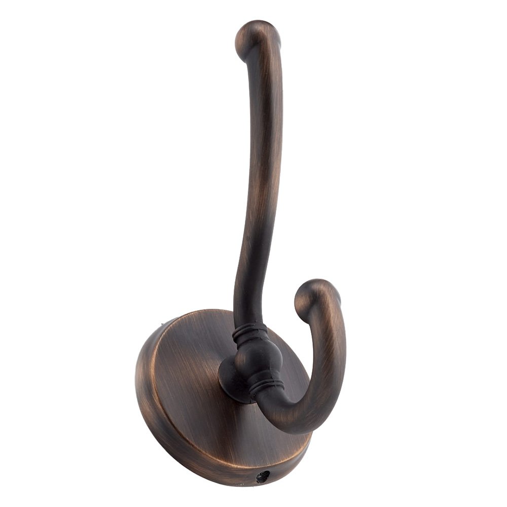 Single Transitional Metal Hook in Brushed Oil Rubbed Bronze