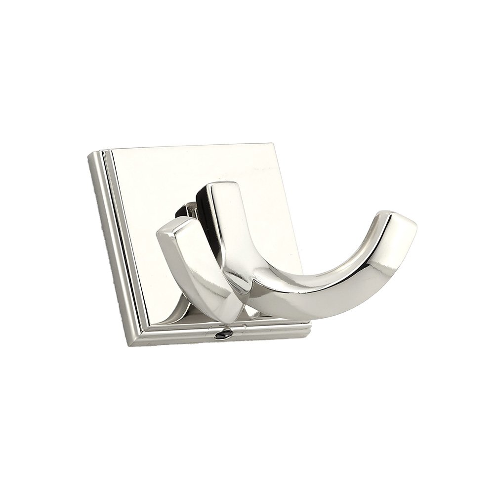Double Transitional Metal Hook in Polished Nickel