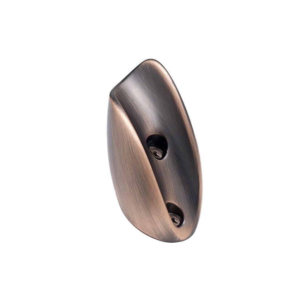 Single Contemporary Metal Hook in Brushed Oil Rubbed Bronze