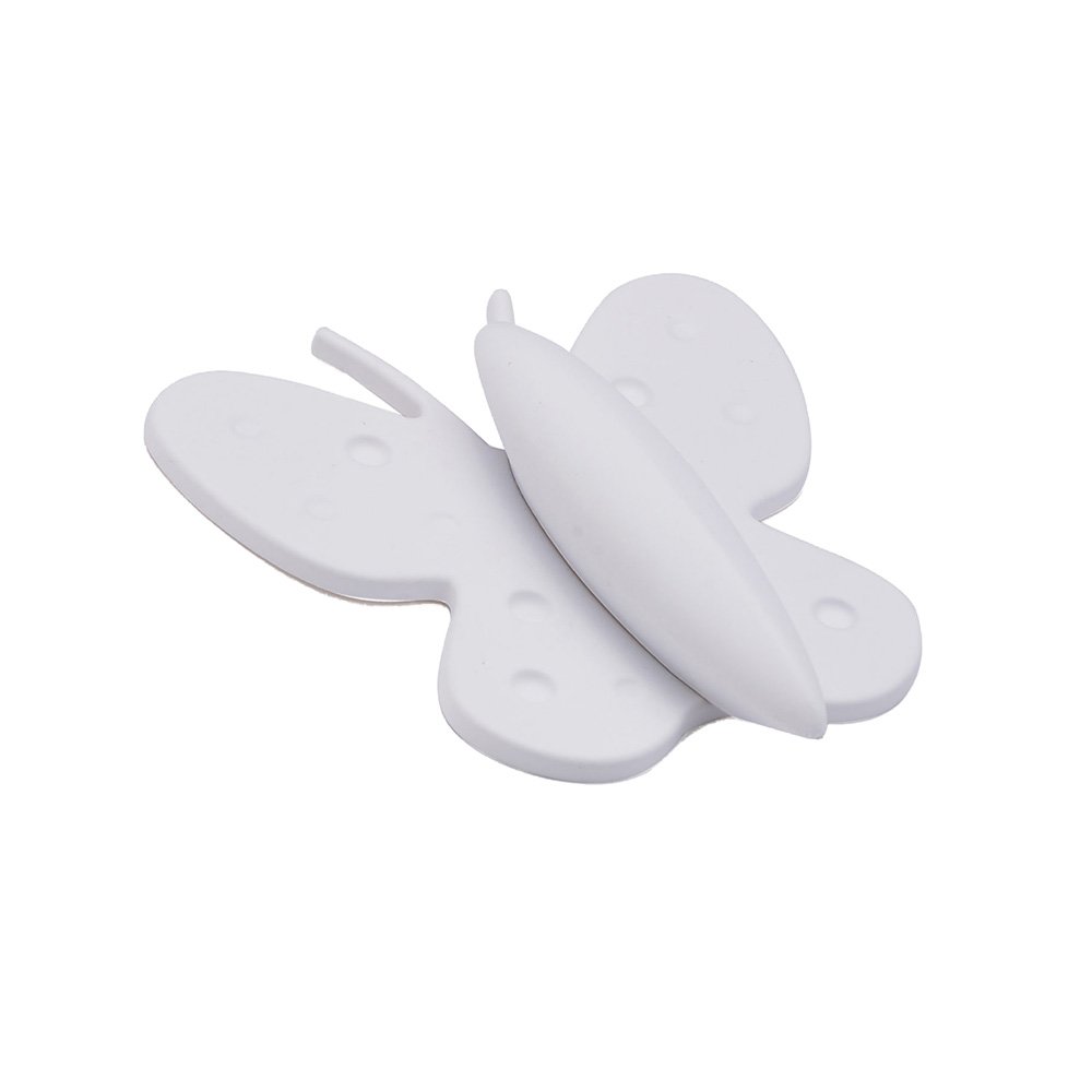 Plastic Butterfly Hook in White