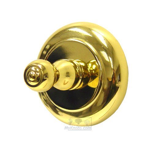 Single Hook in Polished Brass