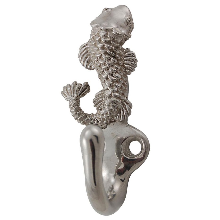 Fish Pollino Hook in Polished Silver