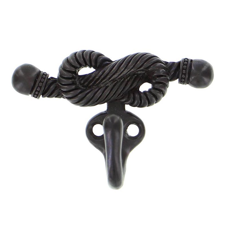 Twisted Equestre Rope Hook in Oil Rubbed Bronze