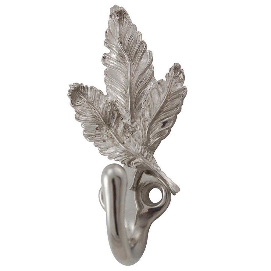 Carlotta Leaf Hook in Polished Silver