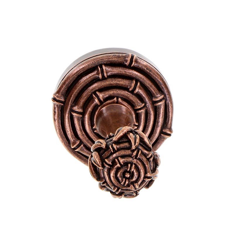 Bamboo Robe Hook in Antique Copper