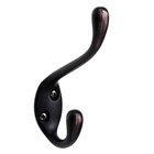 4 1/2" Single Wall Mount Coat Hook In Brushed Oil Rubbed Bronze